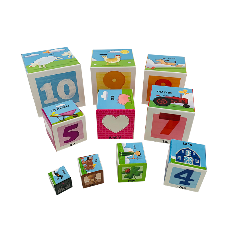 1014YSS Toy Box Custom Make Paper Toy éducatif